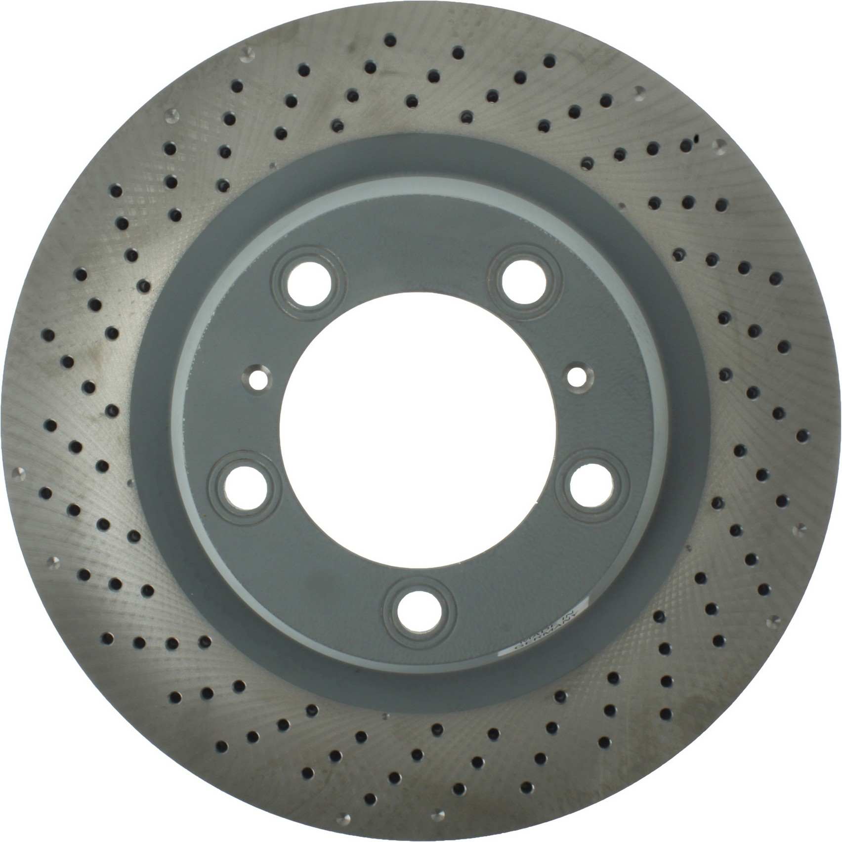 Centric 13-16 Porsche 911 Drilled Rear Left Rotor