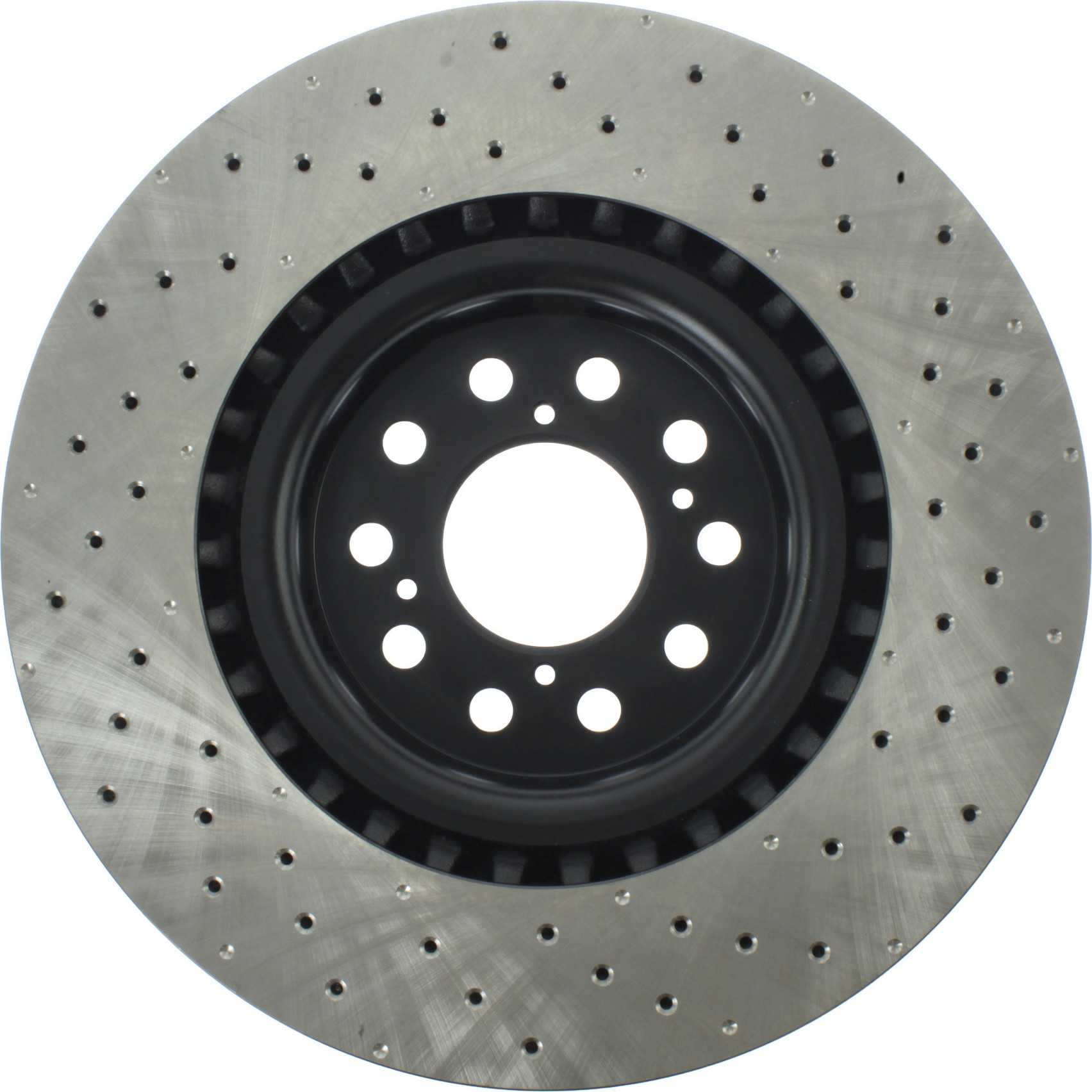 Centric Front Cross-Drilled SportStop Drilled Rotor 350x32mm
