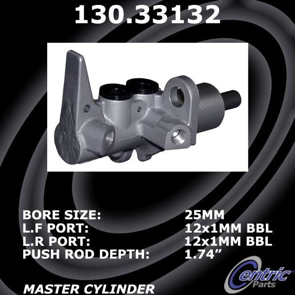Centric 09-15 Audi A4/A5 / 08-12 Audi S5 / A5 Quattro Premium Brake Master Cylinder