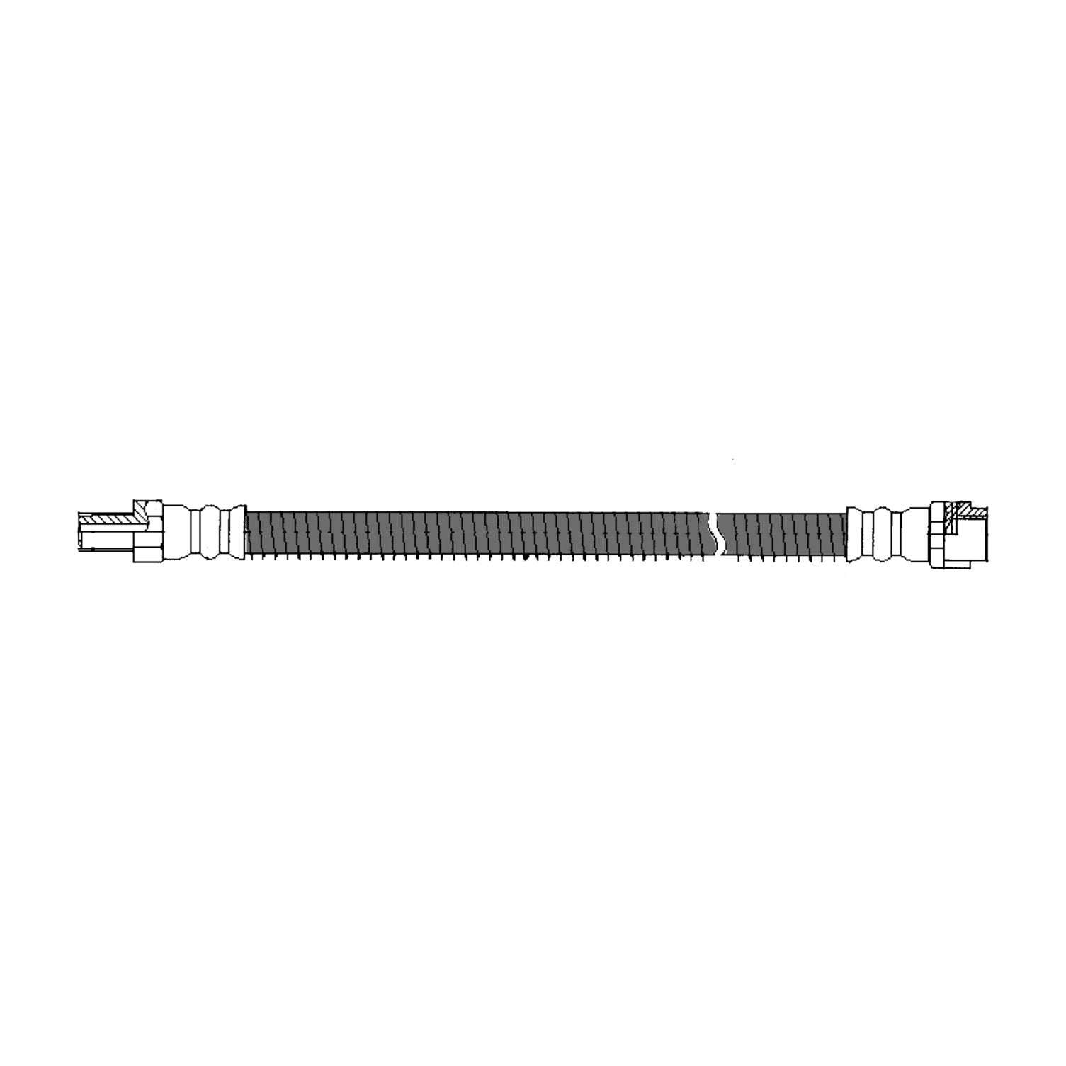 Centric 07-14 Mercedes-Benz CL600/CL550/CL63 Rear Brake Hose