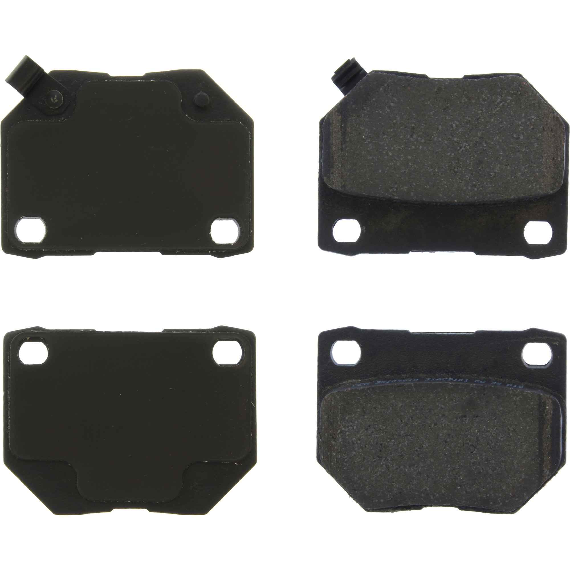 Centric 89-96 Nissan 300ZX Rear Centric Premium Ceramic Brake Pads w/ Shims