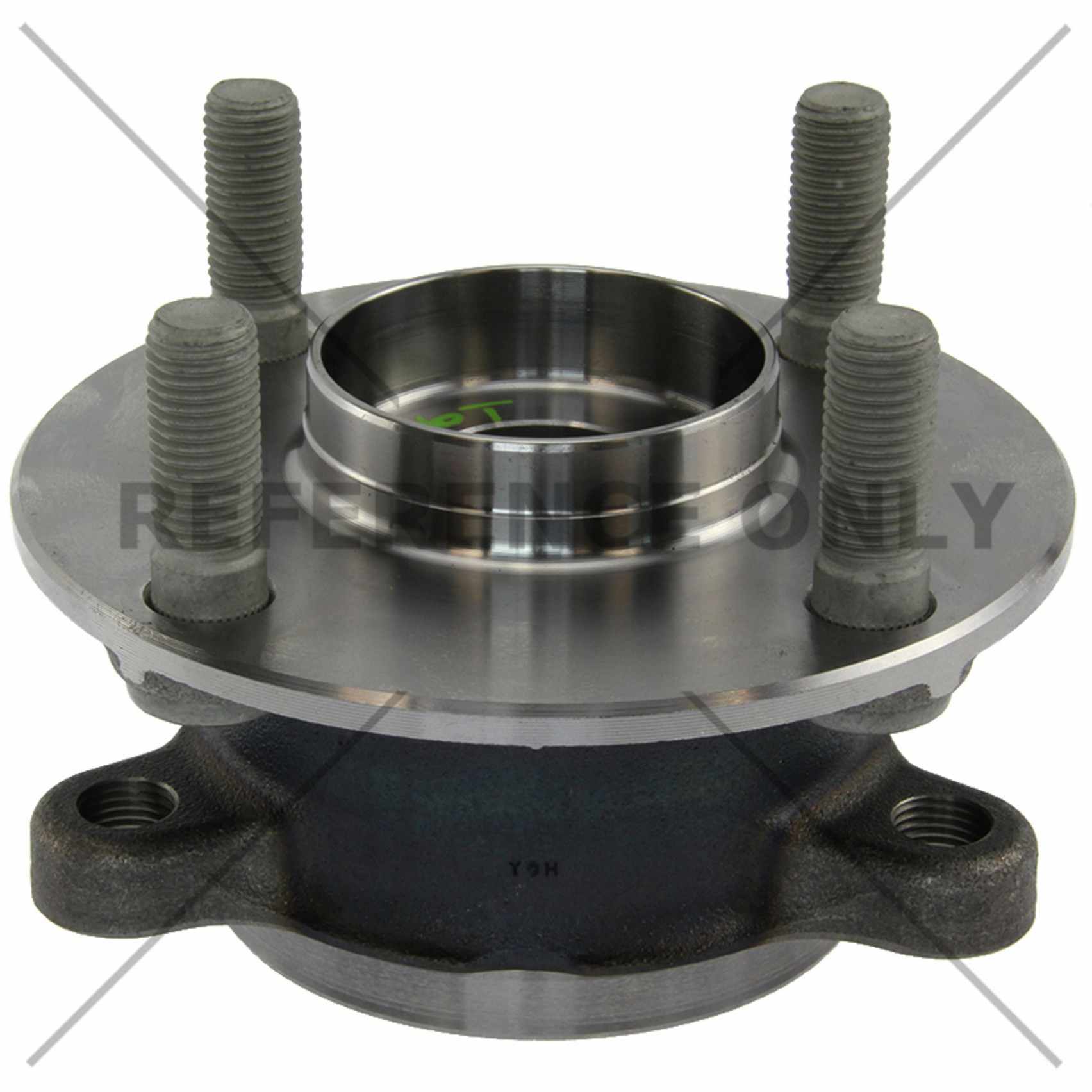 Centric Premium Hub and Bearing Assembly w/ABS Tone Ring / Encoder - Rear