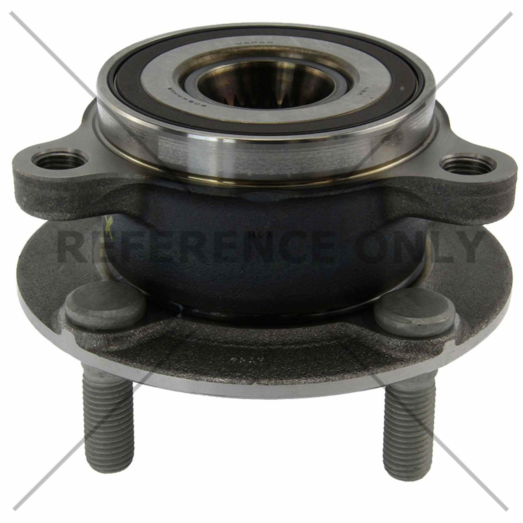 Centric Premium Hub and Bearing Assembly w/ABS Tone Ring / Encoder - Rear