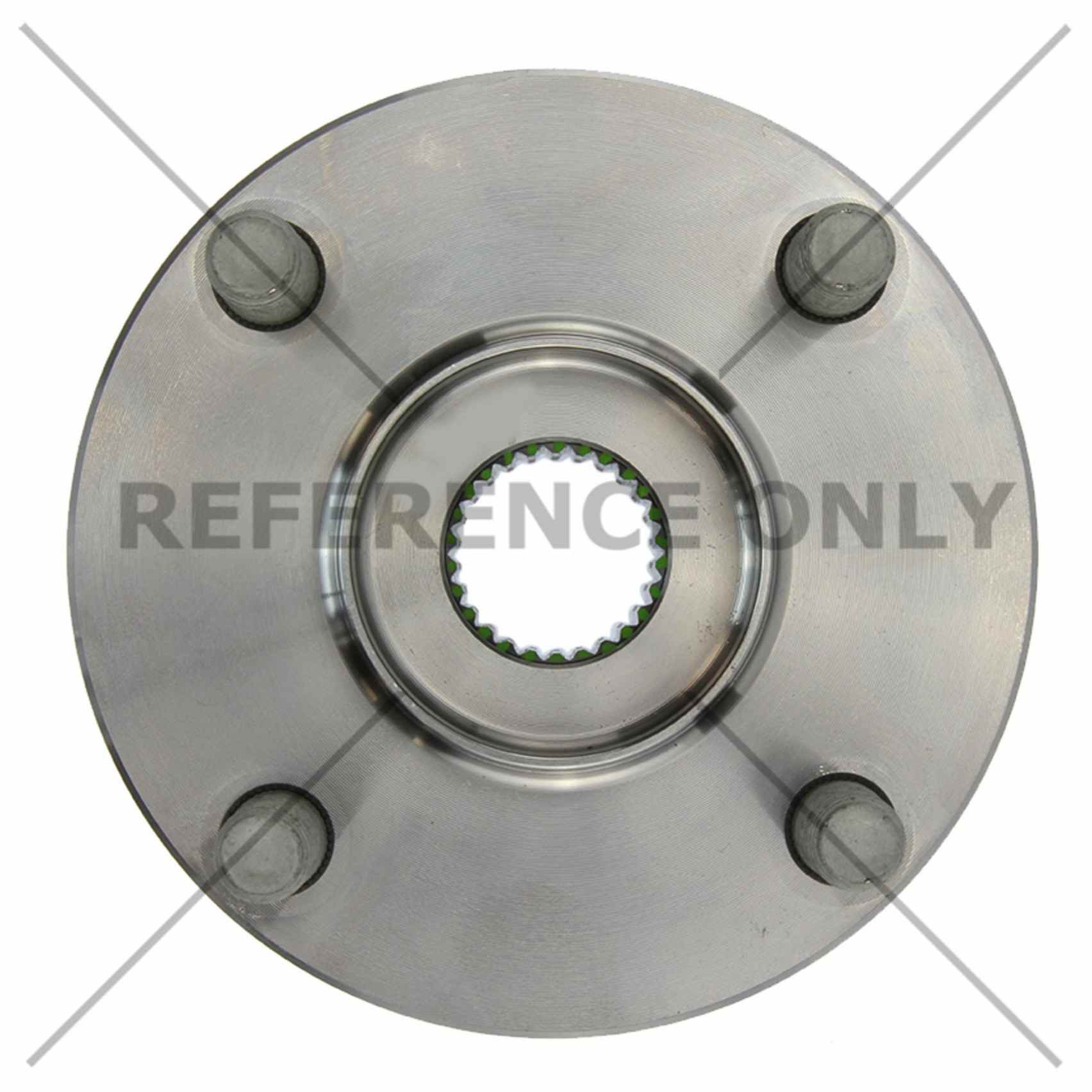Centric Premium Hub and Bearing Assembly w/ABS Tone Ring / Encoder - Rear