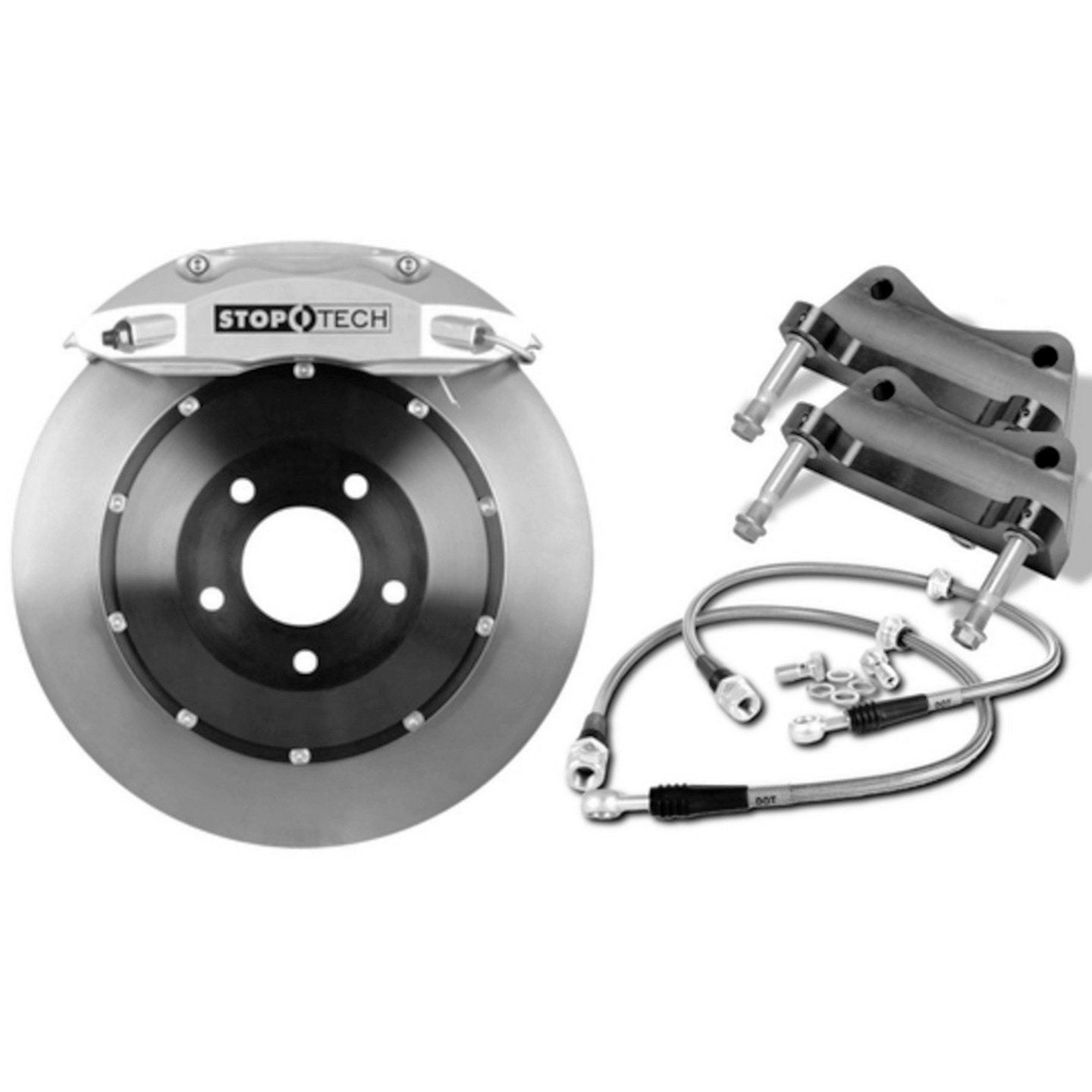 StopTech 06-09 BMW Z4 Coupe/Roadster Rear BBK Yellow ST-40 Calipers 355x32 Slotted Rotors