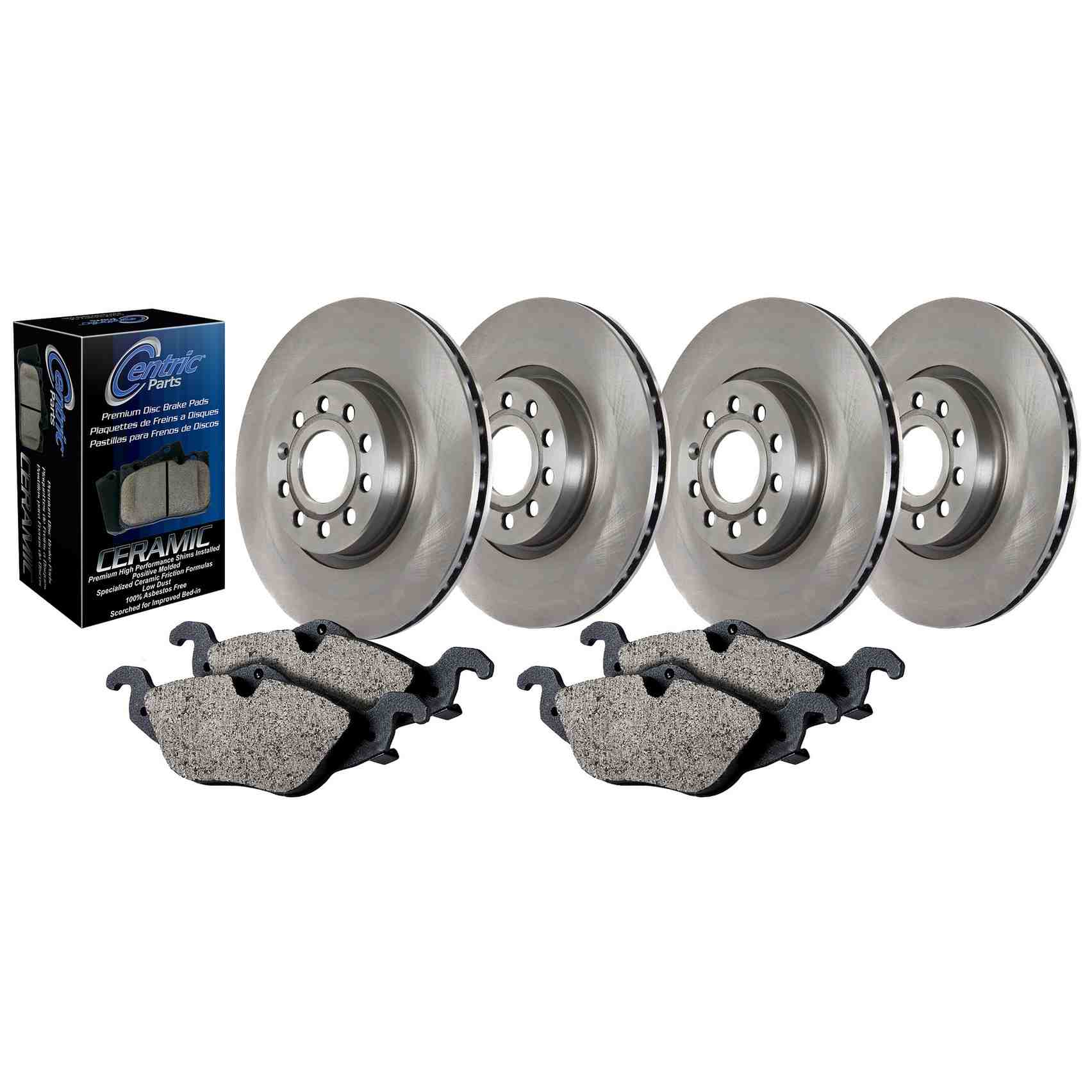 Centric OE Grade Front & Rear Brake Kit (4 Wheel)