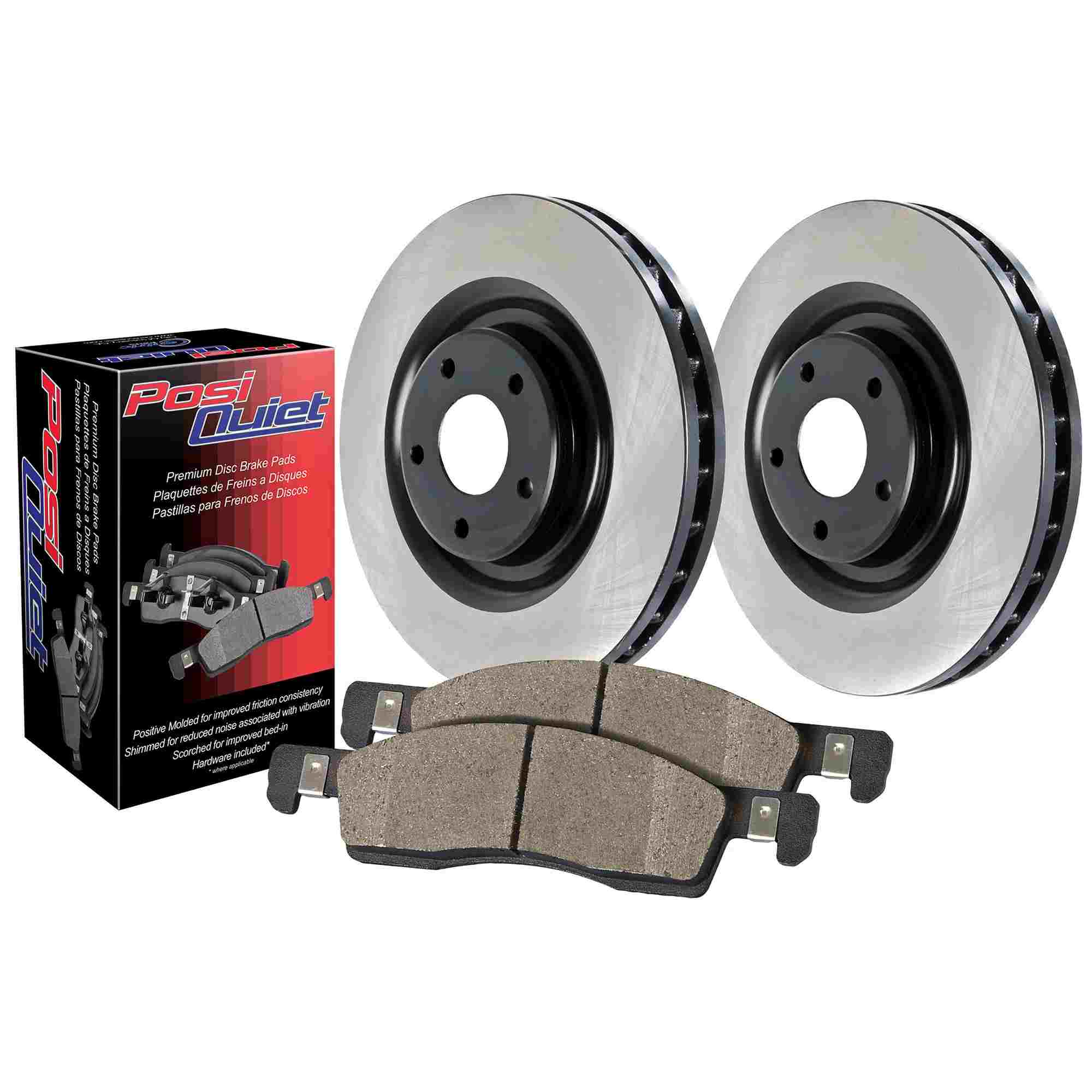 Centric OE Coated Front Brake Kit (2 Wheel)