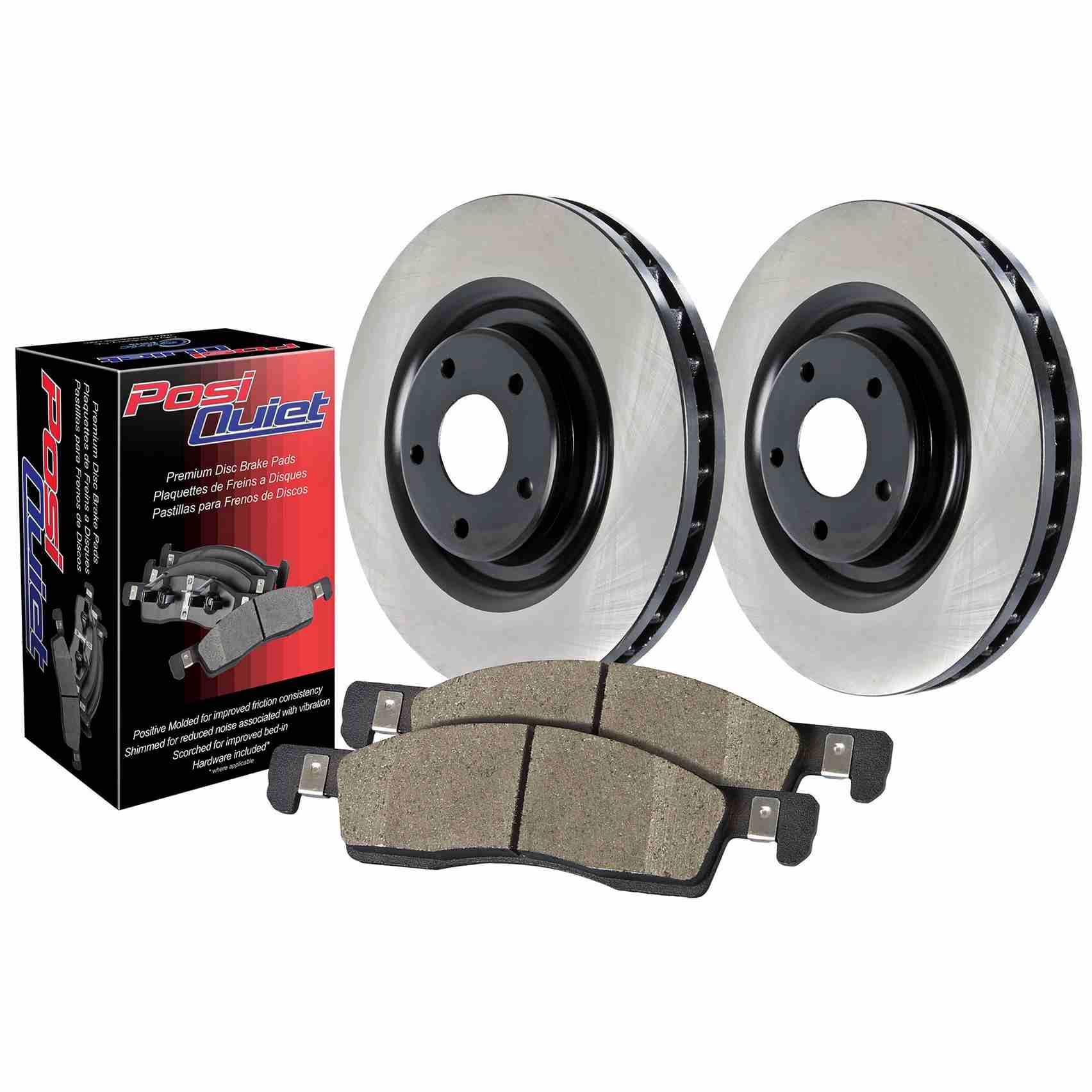 Centric OE Coated Front Brake Kit (2 Wheel)
