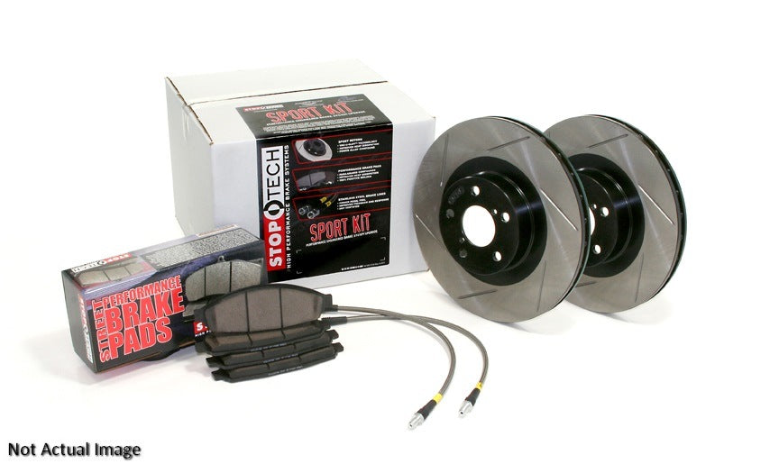 Sport Axle Pack, Drilled & Slotted, Front