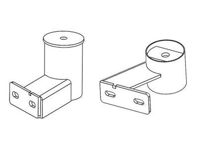 Go Rhino 21-23 Ford Bronco Sport Dominator Extreme D1 SideSteps Complete Kit w/SideStep + Brkts