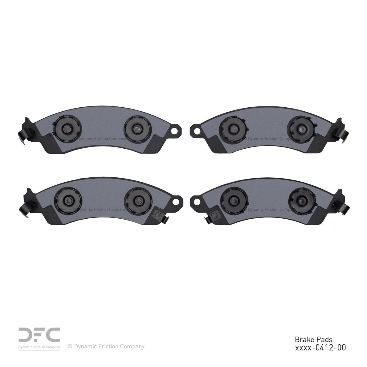 DFC 85-04 Chevrolet Corvette Front Low Metallic Track/Street Pads