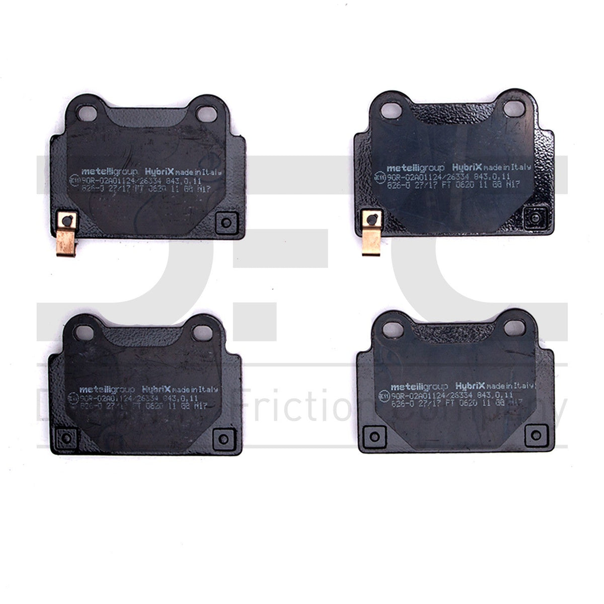 DFC 08-15 Mitsubishi Lancer Rear Low Metallic Track/Street Pads