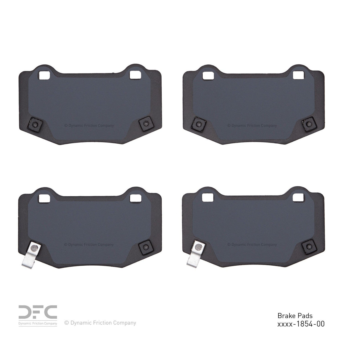 DFC 16-20 Ford Mustang Rear Low Metallic Track/Street Pads