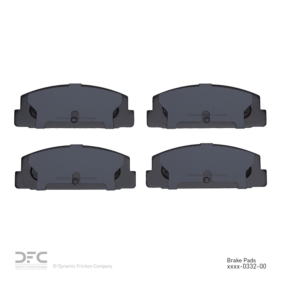 DFC 84-05 Mazda 6 Rear Active Performance Pads - Low Metallic