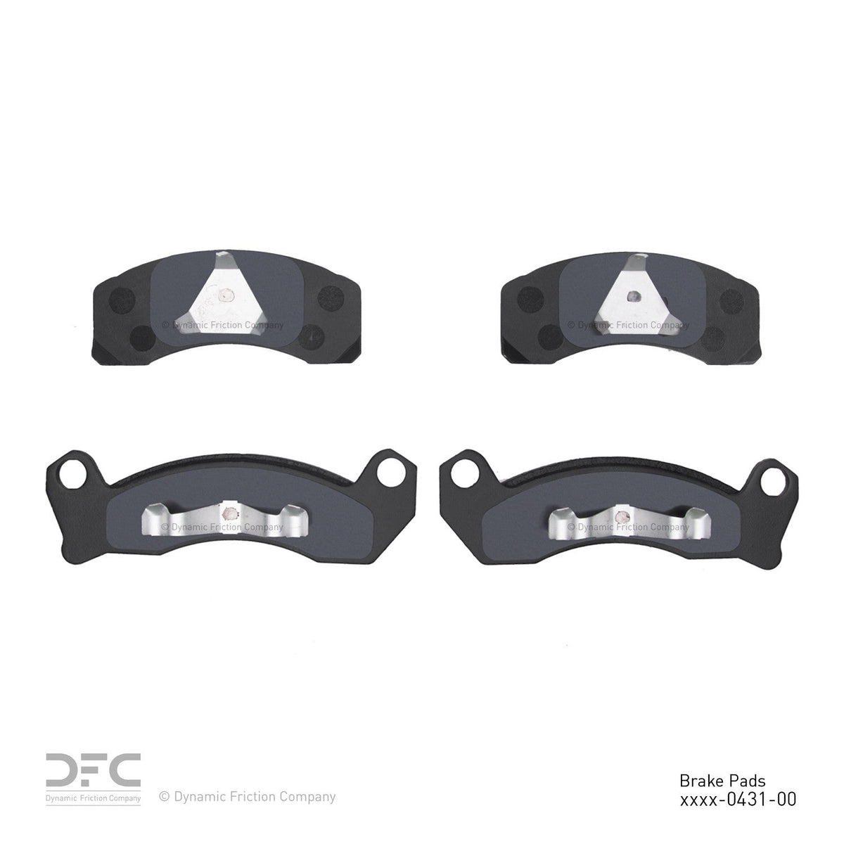 DFC 87-93 Ford Mustang Front Active Performance Pads - Low Metallic