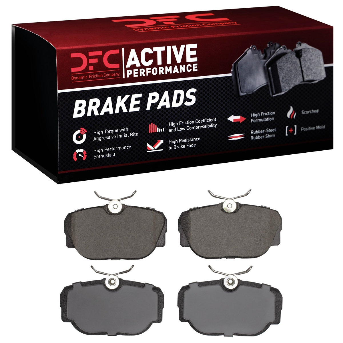 DFC 83-04 BMW 325 Rear/Front Active Performance Pads - Low Metallic