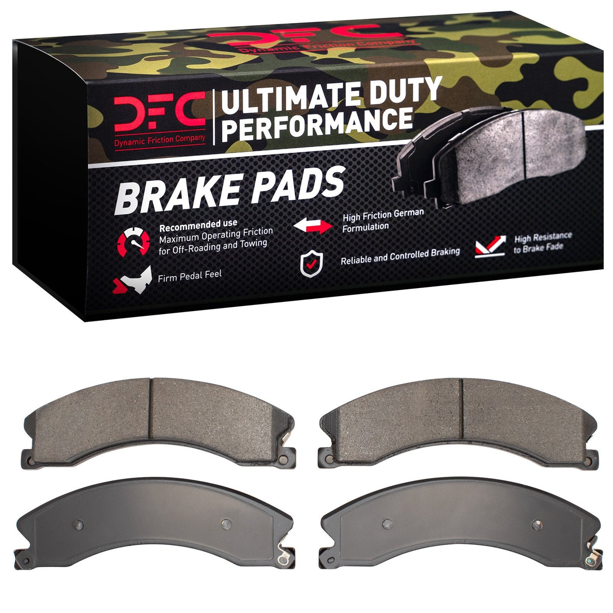 DFC 09-24 Chevrolet Silverado 2500 HD/2500 HD Classic Rear/Front Ultimate Duty Perf Brake Pads