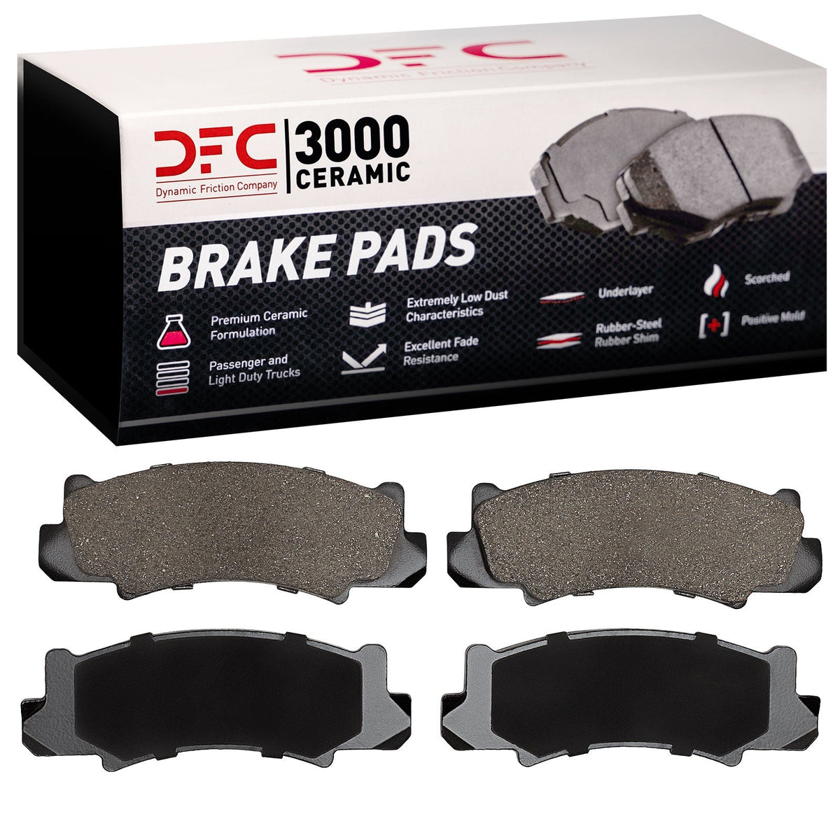 DFC 71-73 Ford Pinto Front 5000 Advanced Semi Metallic Brake Pads