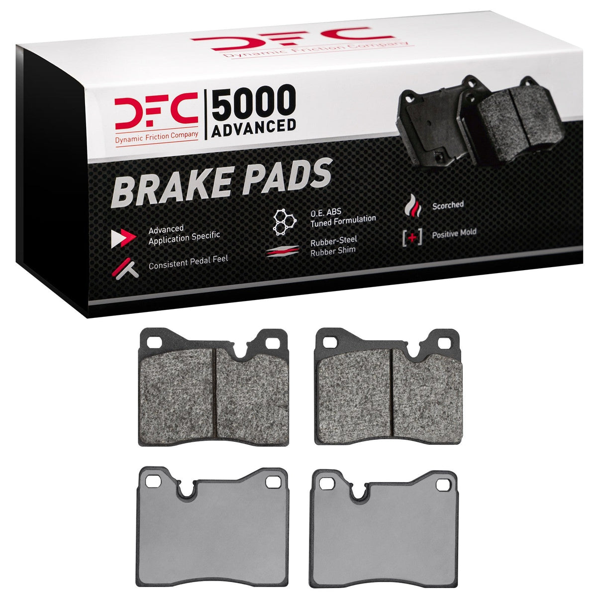 DFC 68-94 BMW 2800CS Front 5000 Advanced Low Metallic Brake Pads