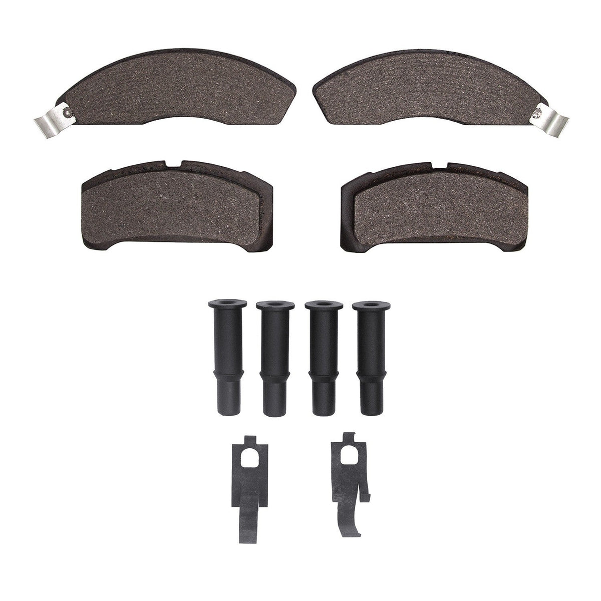 DFC 79-82 Ford Fairmont Front 5000 Advanced Semi Metallic Brake Pads and Hardware Kit