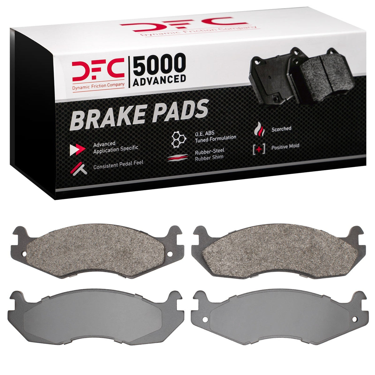 DFC 82-92 American Motors SPIRIT Front 5000 Advanced Semi Metallic Brake Pads