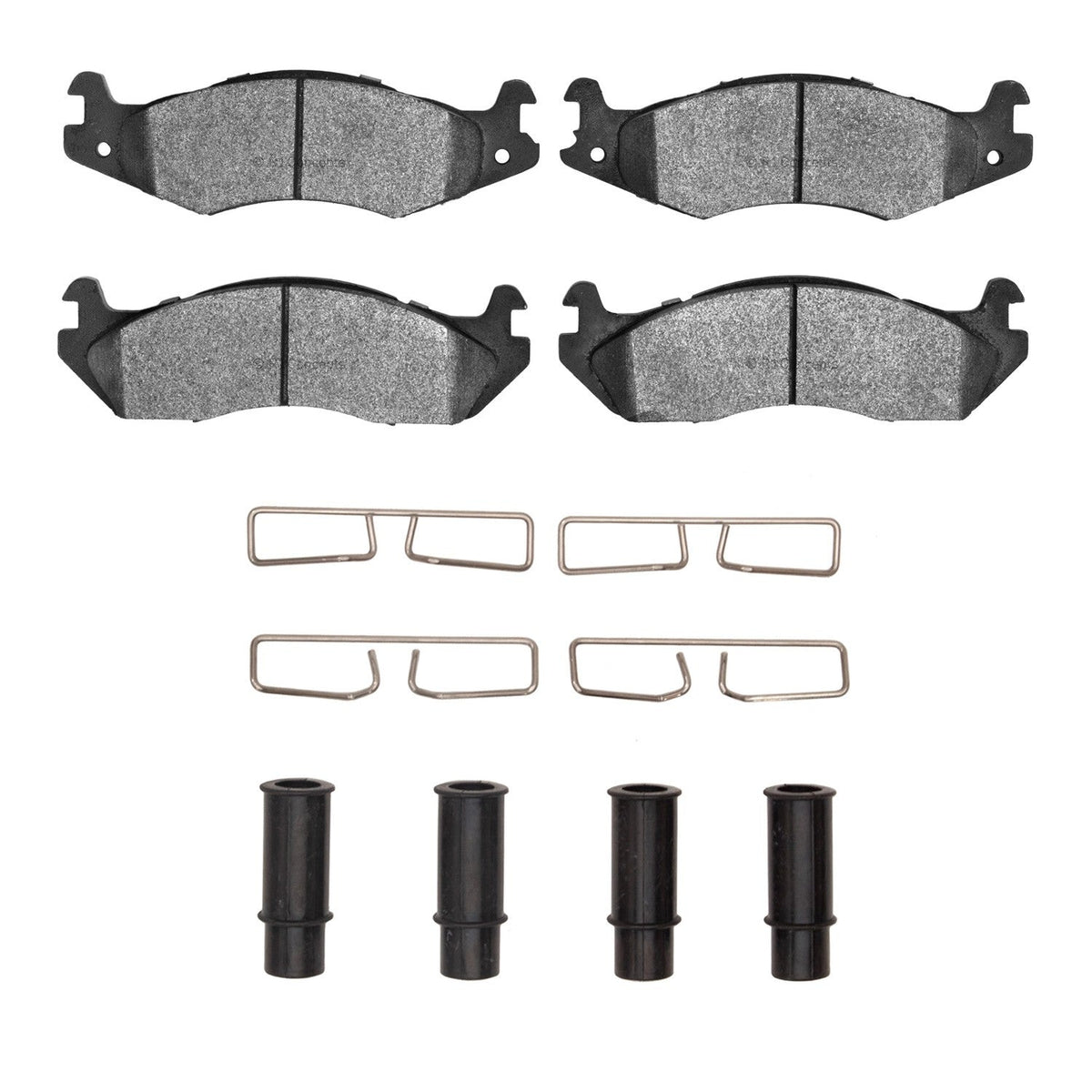DFC 82-92 American Motors SPIRIT Front 5000 Advanced Semi Metallic Brake Pads and Hardware Kit
