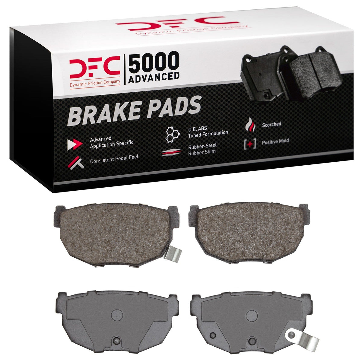 DFC 81-98 Nissan 240SX Rear 5000 Advanced Ceramic Brake Pads