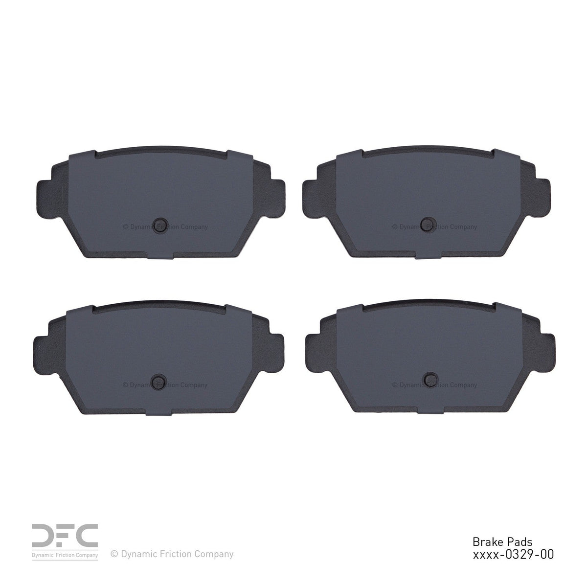 DFC 85-94 Dodge Colt Rear 5000 Advanced Ceramic Brake Pads
