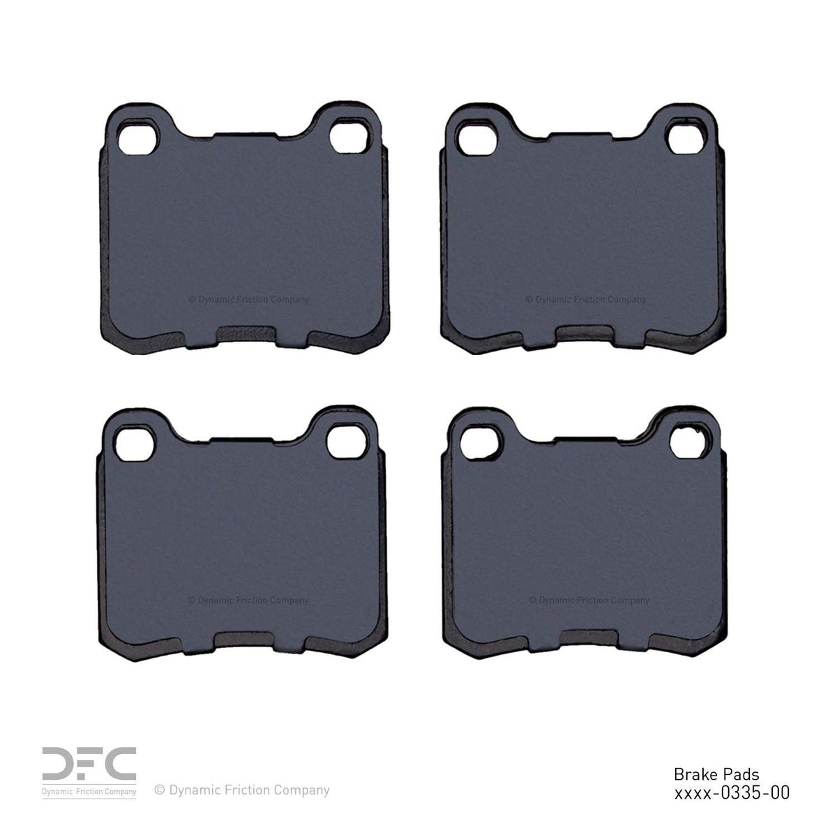DFC 83-95 Mercedes-Benz E300 Rear 5000 Advanced Low Metallic Brake Pads