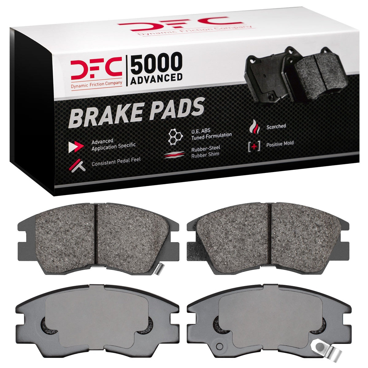 DFC 86-8 Dodge Ram 50 Front 5000 Advanced Ceramic Brake Pads
