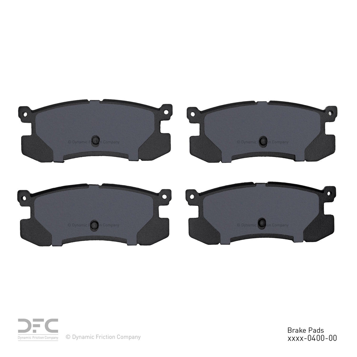 DFC 88-92 Ford Probe Rear 5000 Advanced Ceramic Brake Pads