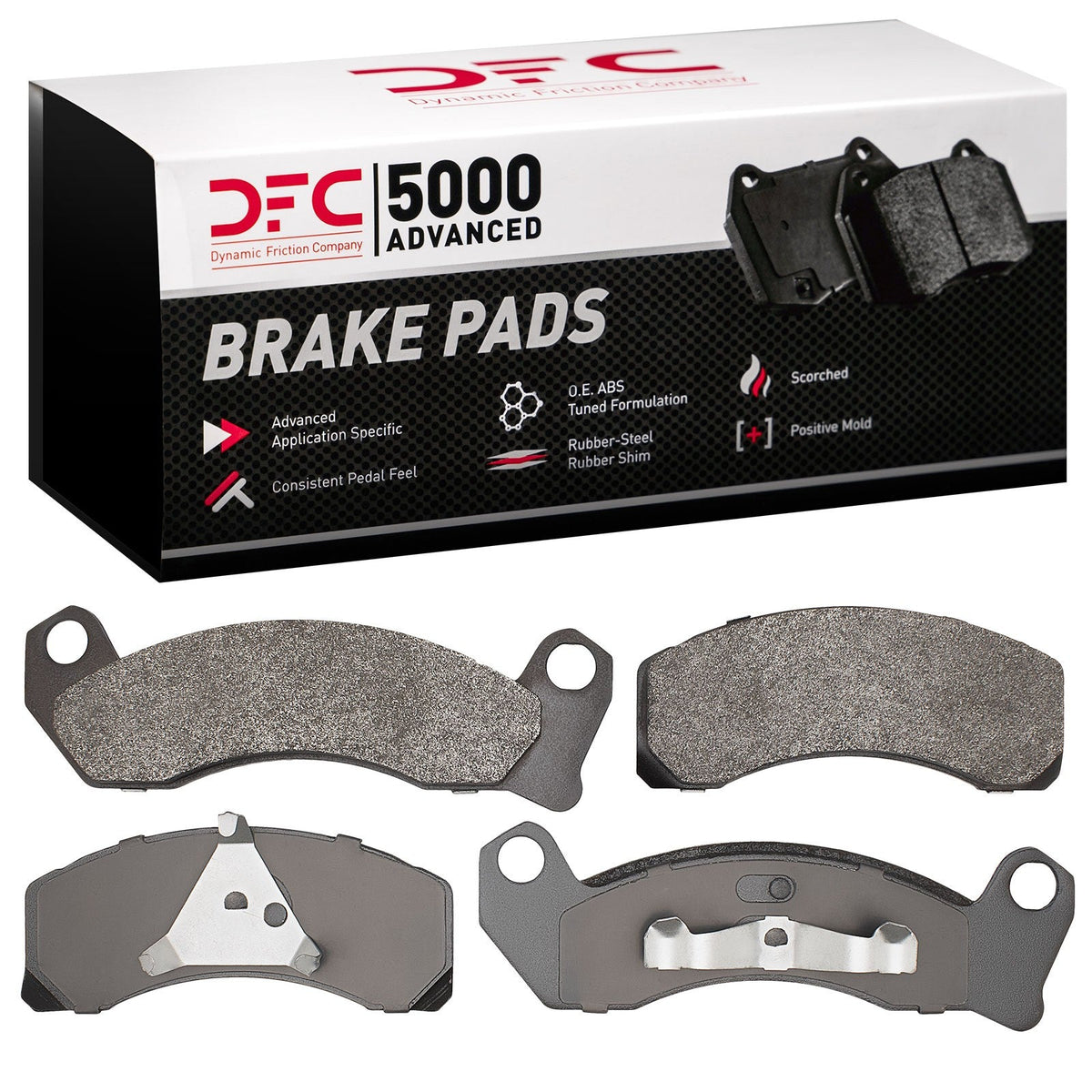 DFC 720094 Ford Crown Victoria Front 5000 Advanced Semi Metallic Brake Pads
