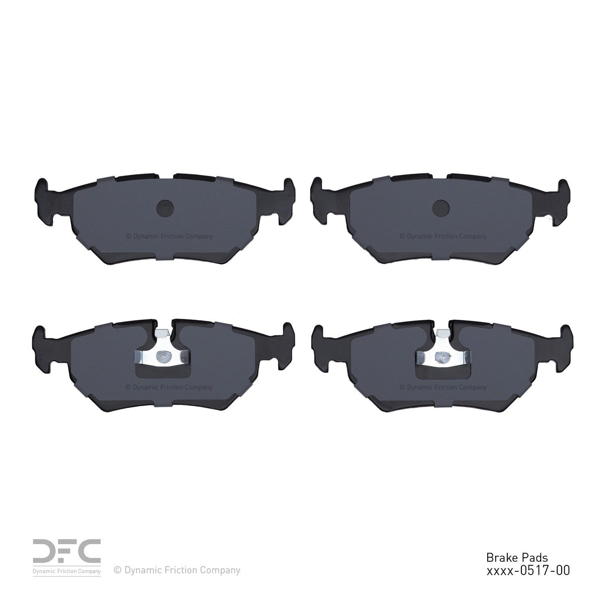 DFC 90-04 Aston Martin DB7 Rear 5000 Advanced Low Metallic Brake Pads