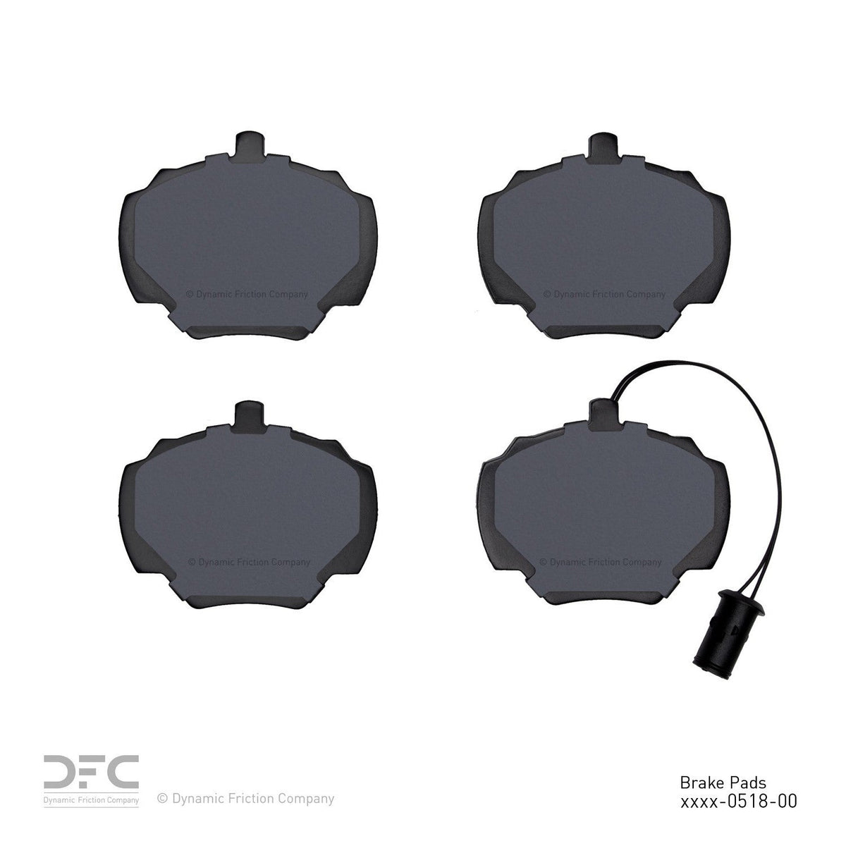 DFC 87-95 Land Rover Range Rover Rear 5000 Advanced Low Metallic Brake Pads
