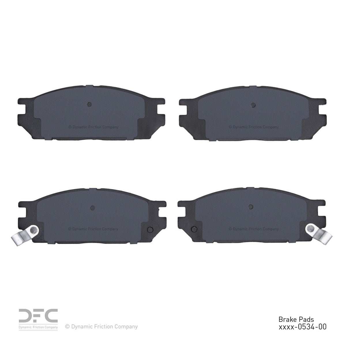 DFC 91-92 Dodge Colt Front 5000 Advanced Semi Metallic Brake Pads