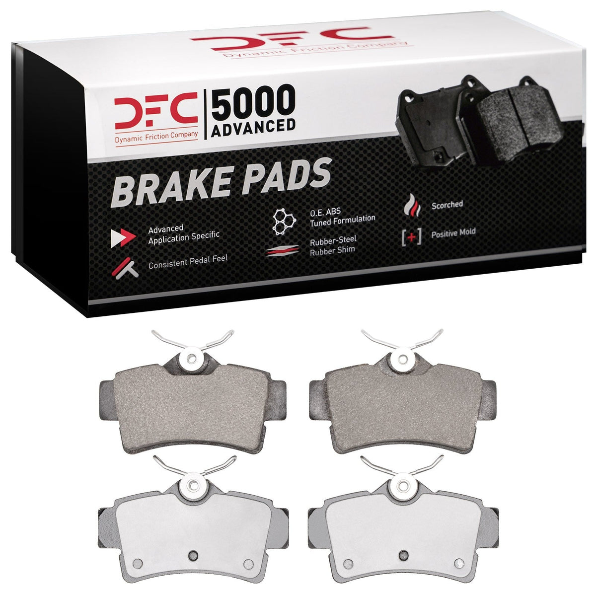 DFC 94-04 Ford Mustang Rear 5000 Advanced Ceramic Brake Pads