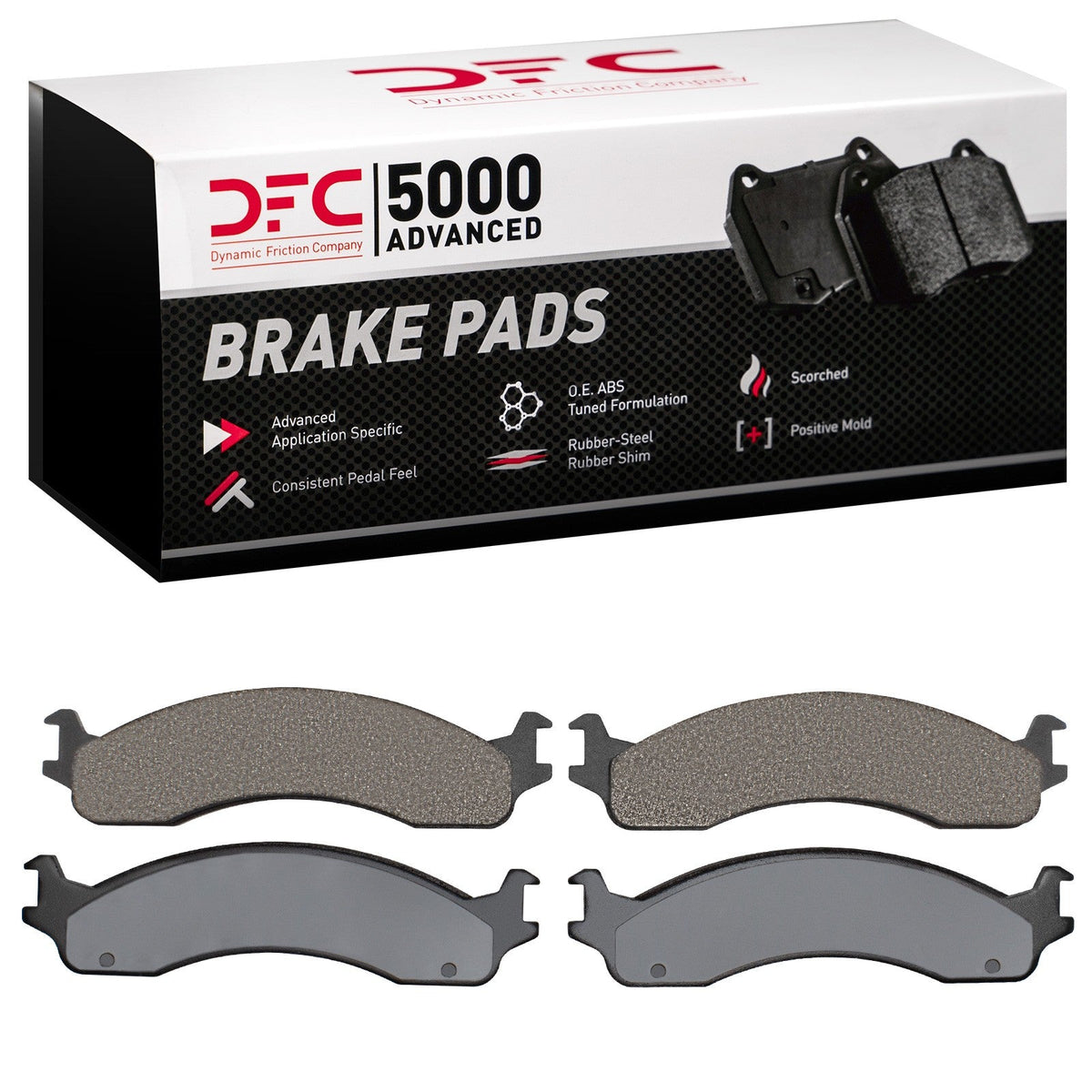 DFC 95-07 Ford E-Super Duty Front 5000 Advanced Semi Metallic Brake Pads
