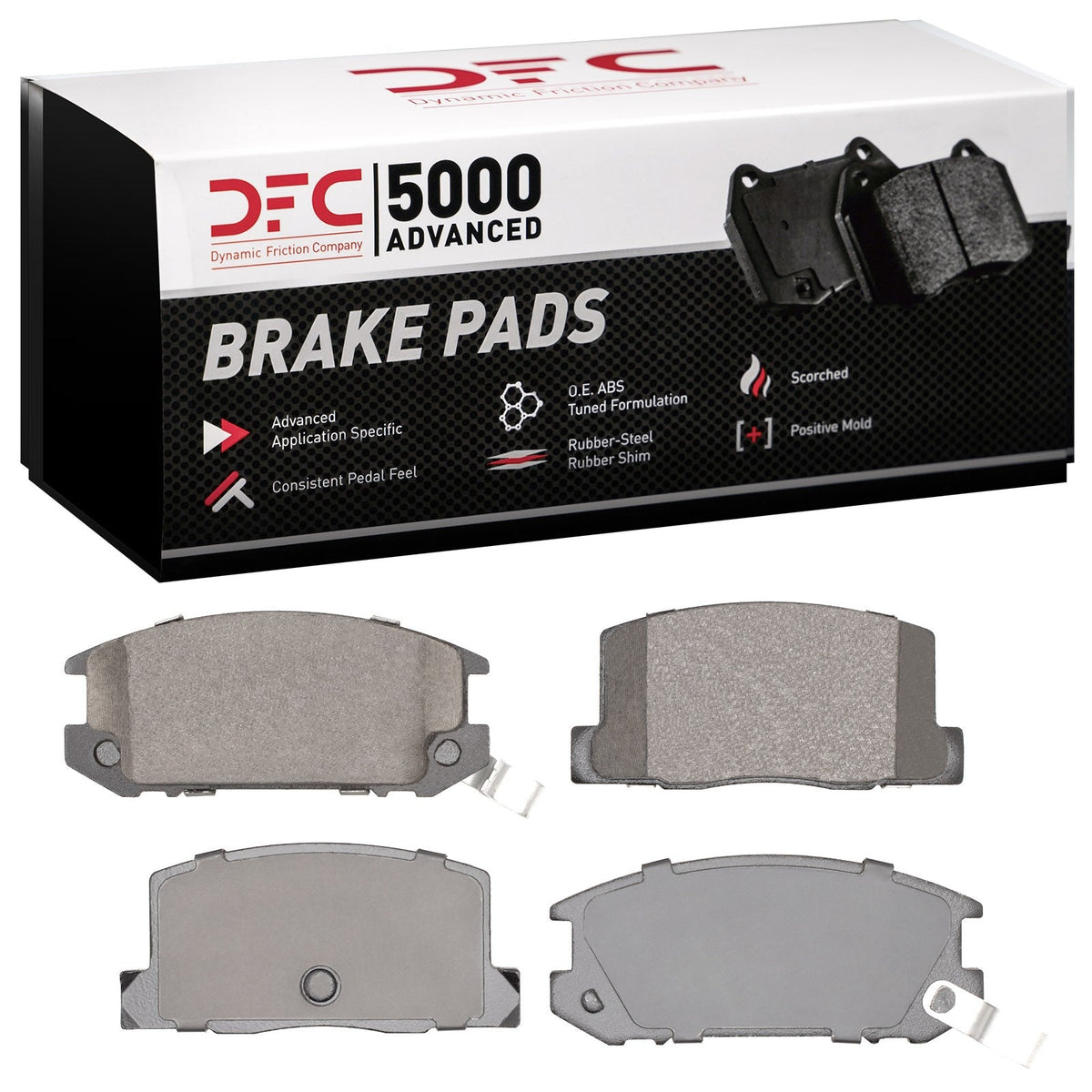 DFC 91-05 Toyota MR2 Rear 5000 Advanced Ceramic Brake Pads