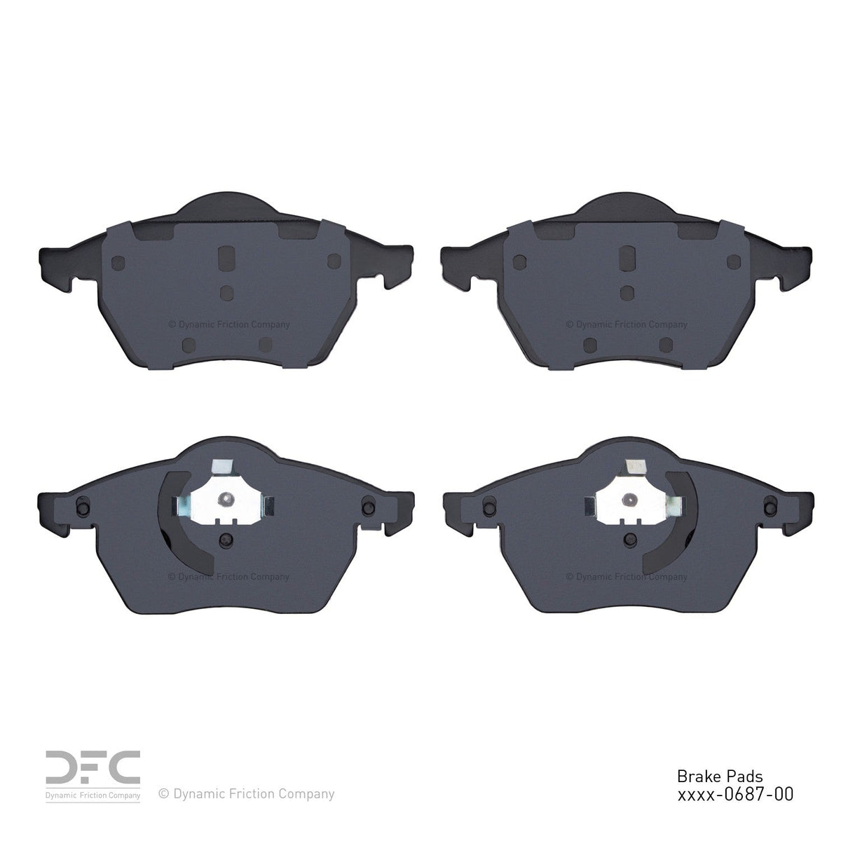 DFC 96-99 Volkswagen Passat (USA/Canada) Front 5000 Advanced Low Metallic Brake Pads
