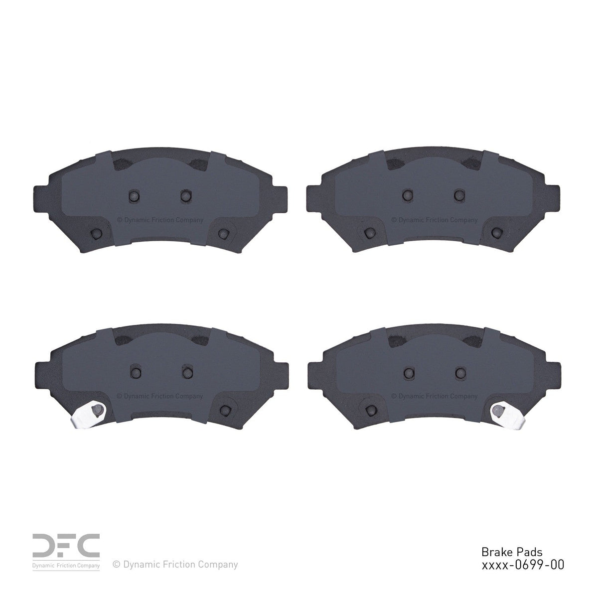 DFC 97-05 Buick Regal Front 5000 Advanced Semi Metallic Brake Pads