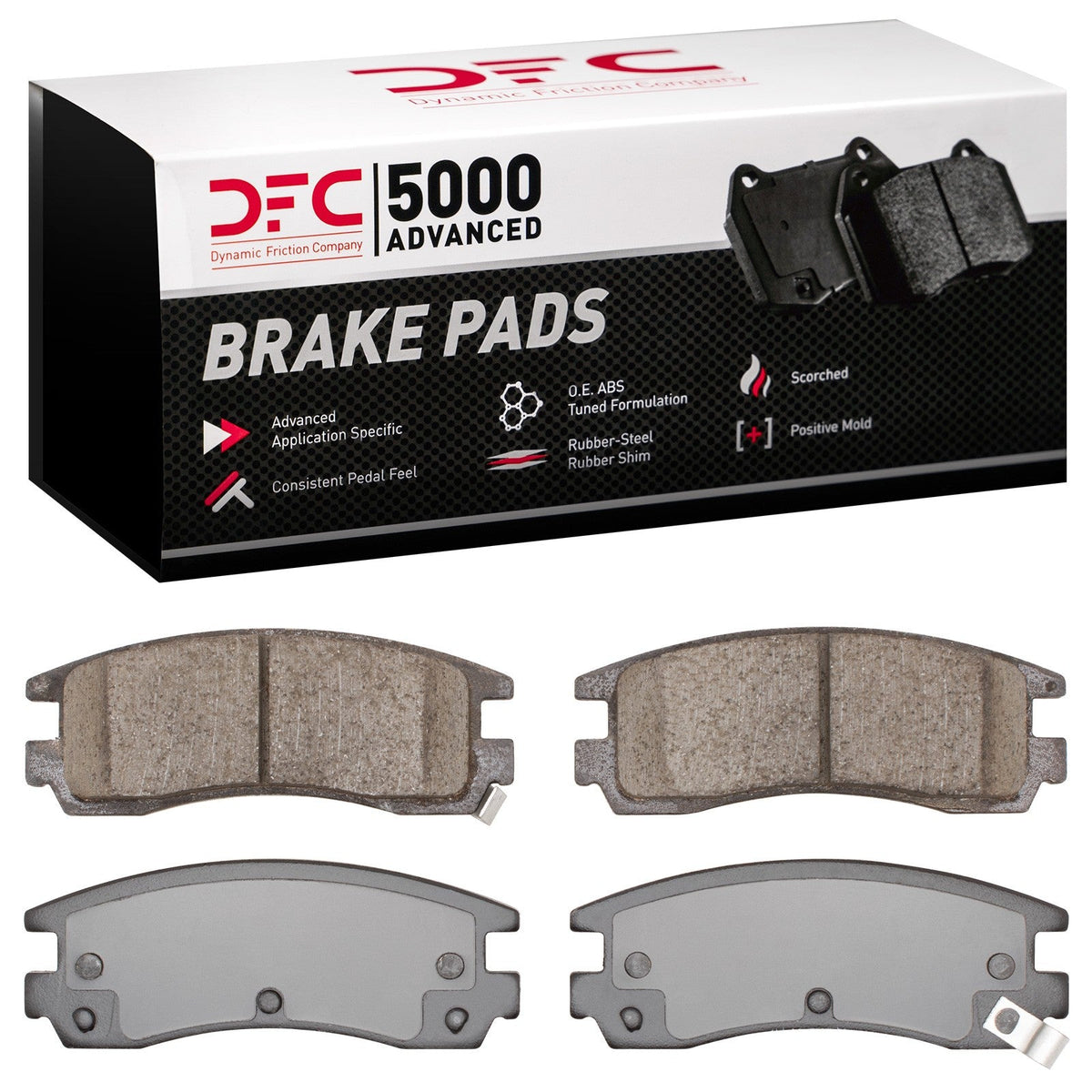 DFC 94-05 Buick LeSabre Rear 5000 Advanced Ceramic Brake Pads