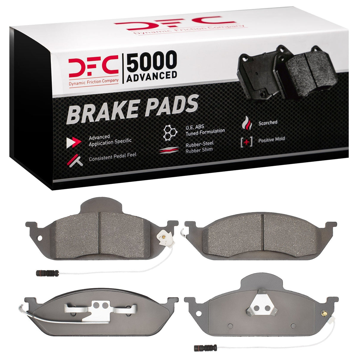 DFC 98-05 Mercedes-Benz ML350 Front 5000 Advanced Low Metallic Brake Pads