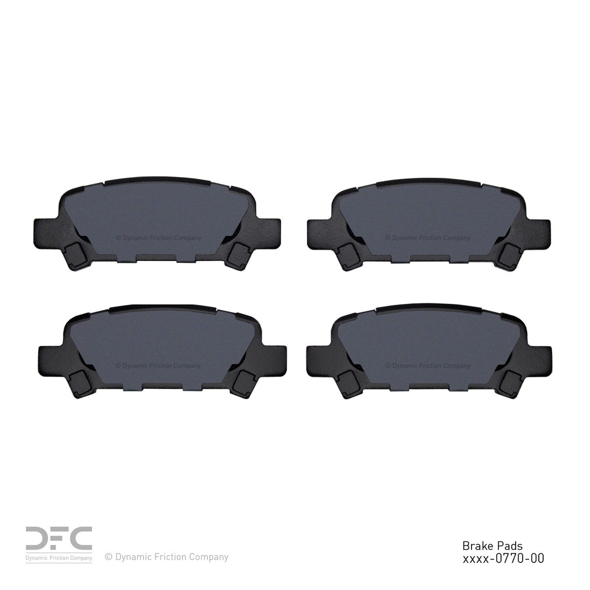DFC 98-09 Subaru Legacy Rear 5000 Advanced Ceramic Brake Pads