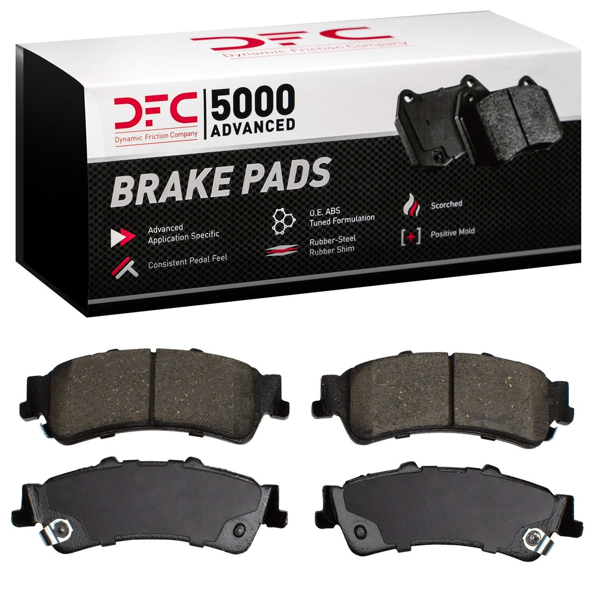 DFC 99-11 Cadillac DeVille Rear 5000 Advanced Ceramic Brake Pads
