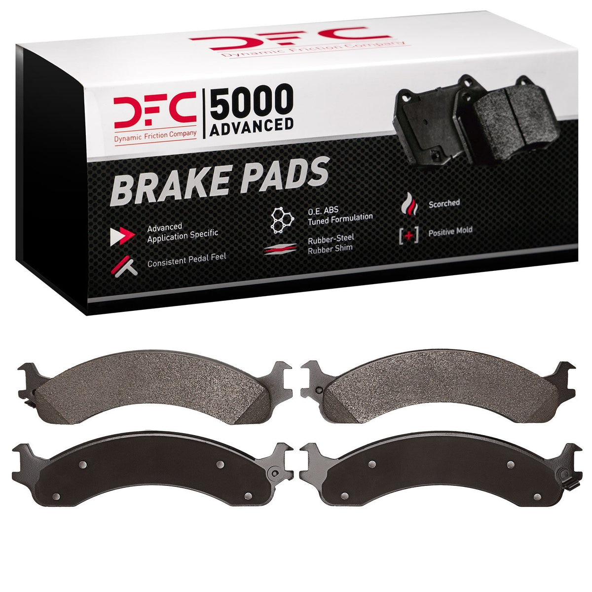 DFC 00-02 Dodge Ram 3500 Front 5000 Advanced Semi Metallic Brake Pads