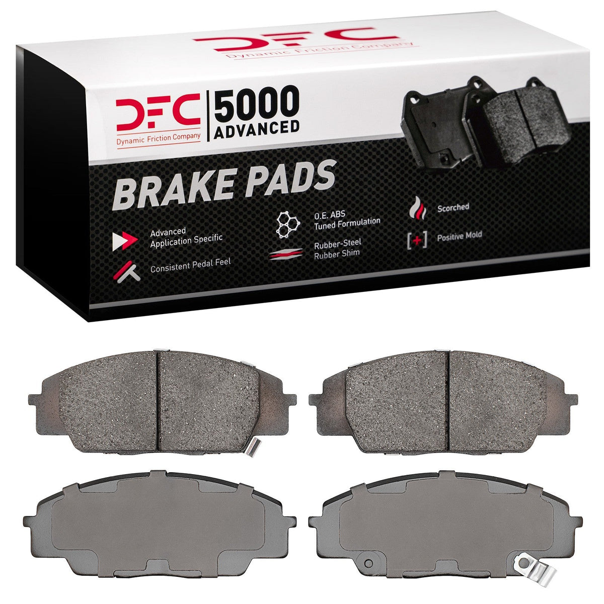 DFC 06-11 Honda Civic Sedan Front 5000 Advanced Ceramic Brake Pads