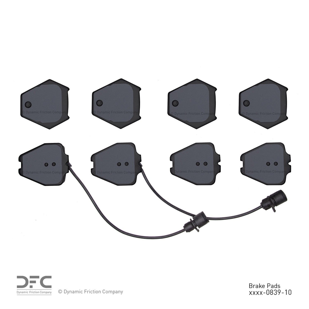 DFC 00-03 Audi A8 Front 5000 Advanced Low Metallic Brake Pads