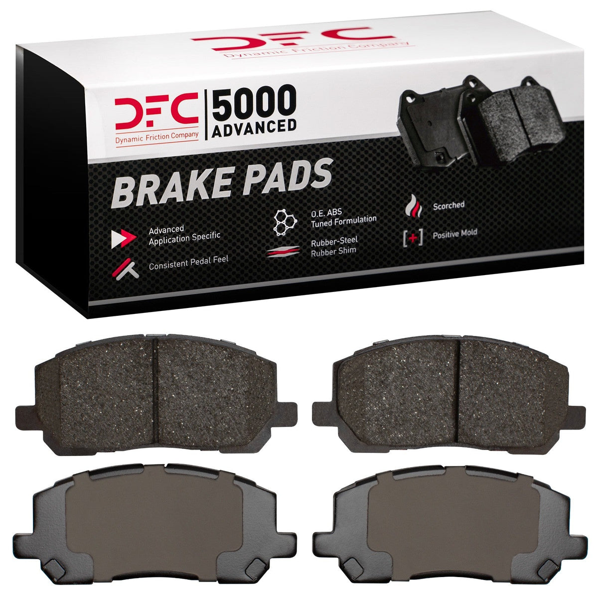 DFC 01-07 Toyota Highlander Front 5000 Advanced Ceramic Brake Pads