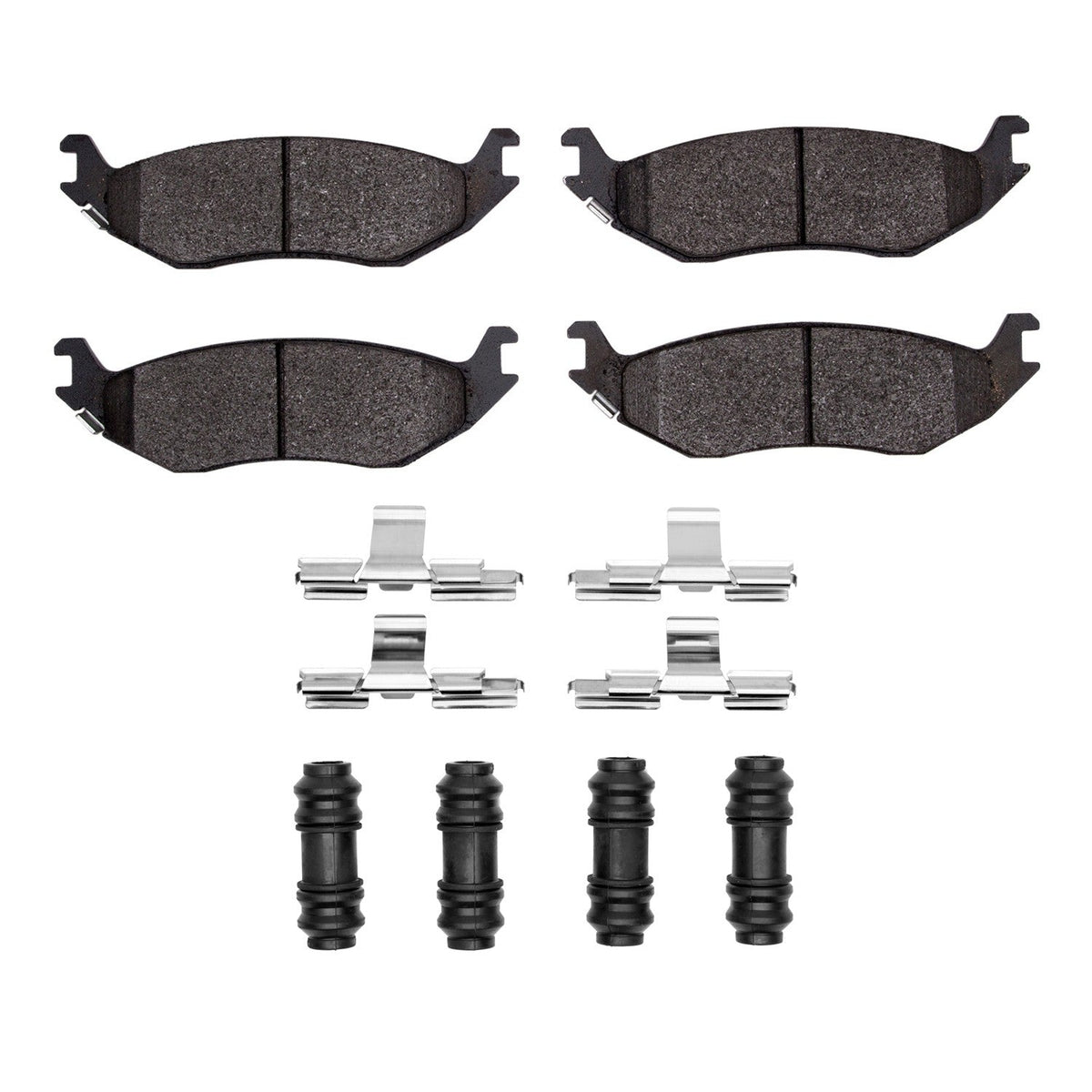 DFC 02-24 Chrysler Aspen Rear 5000 Advanced Semi Metallic Brake Pads and Hardware Kit
