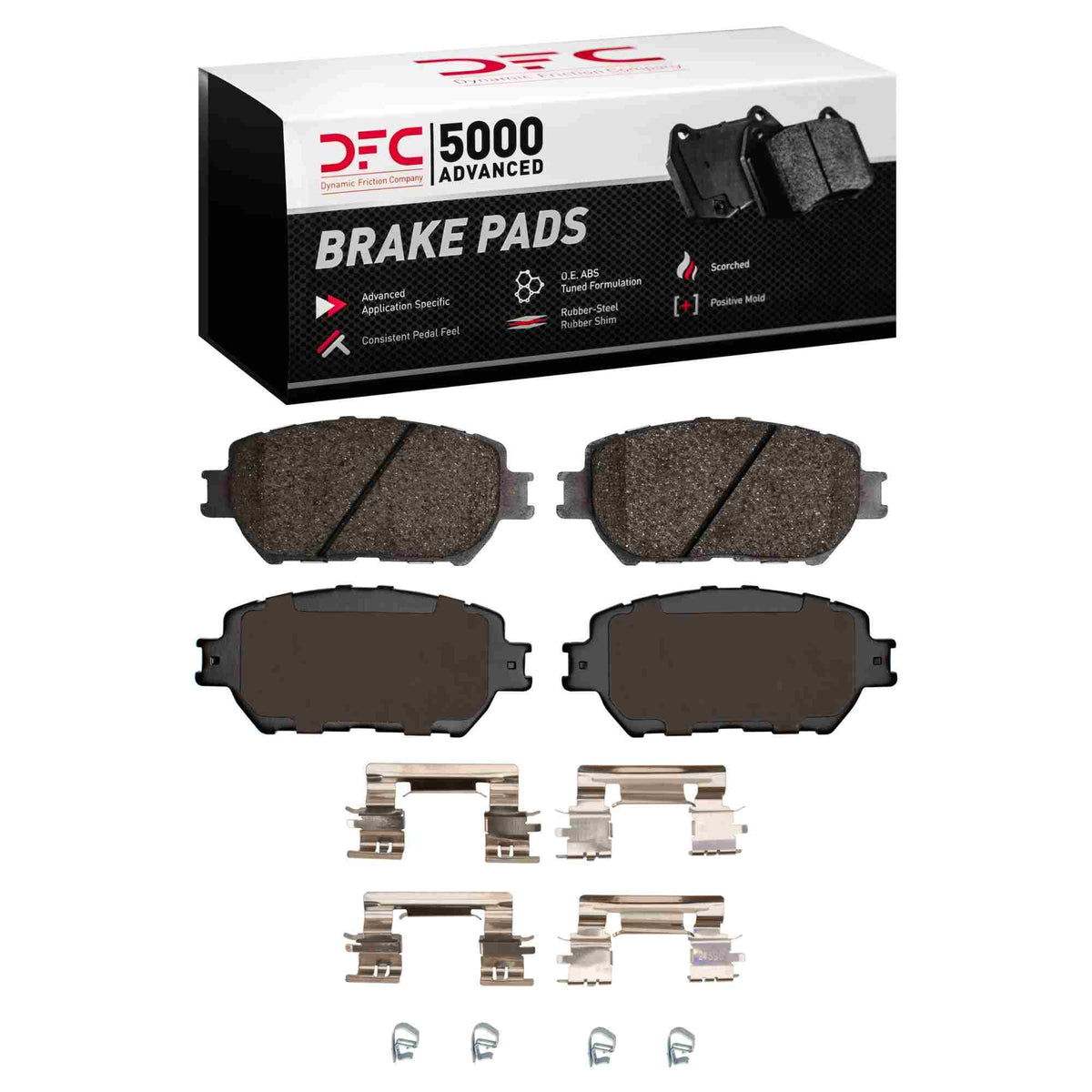 DFC 06-15 Lexus IS250 Front 5000 Advanced Ceramic Brake Pads and Hardware Kit